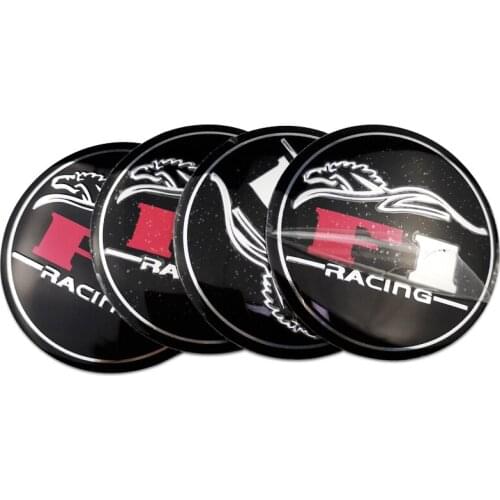 Universal Alloy F1 Racing Sign for Holden Honda H-RV Hyundai Sonata Infiniti Jaguar Car Wheel Center Hub Cap Stickers Styling