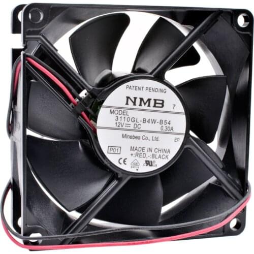 Brand new original 3110GL-B4W-B54 80mm fan 80x80x25mm 8cm 8025 12V 0.30A power switch chassis repair replacement cooling fan