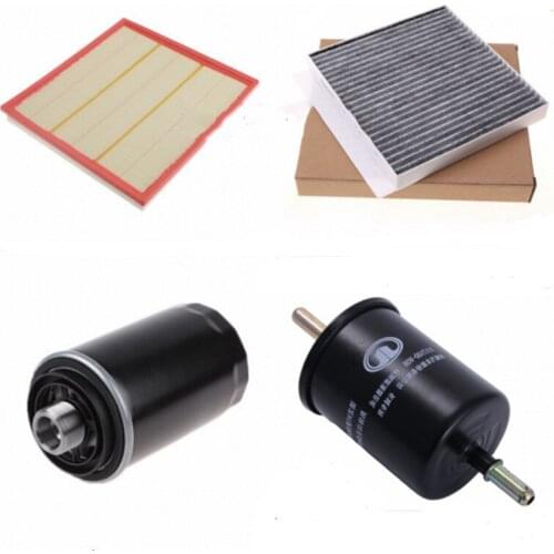 Air Filter+Oil Filter+Fuel Filter+Cabin Filter 4Pcs Filter Sets Suit For Great Wall Haval H9 2.0T