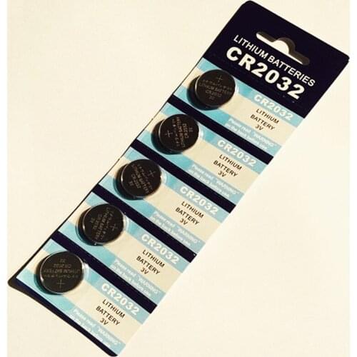 High quality 3V Lithium Coin Cells Button Battery ECR2032 CR2032 5004LC KCR2032 for Watch Electronic scales Toys 100pcs/lot