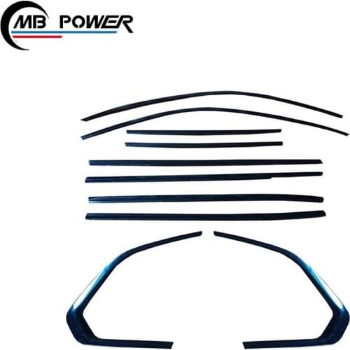 High quality! X5 G05 window bright black trim patch fit for high quality x5 g05 window trim patch