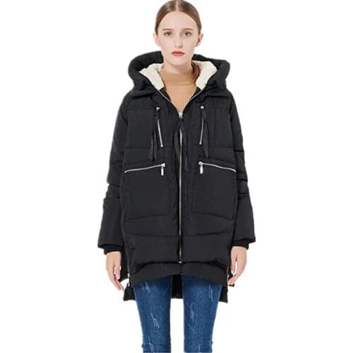 Women Thickened Down Jacket Coats Women Long Padded Hooded Parka Warm Jacket Coats Women jacket Female Plus Size 5xl Orolay