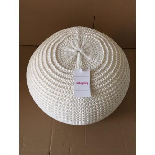 11 Colors Sofa Cushion Knitted Woolen Round Cushion POUF Indoor Decorations With Inner