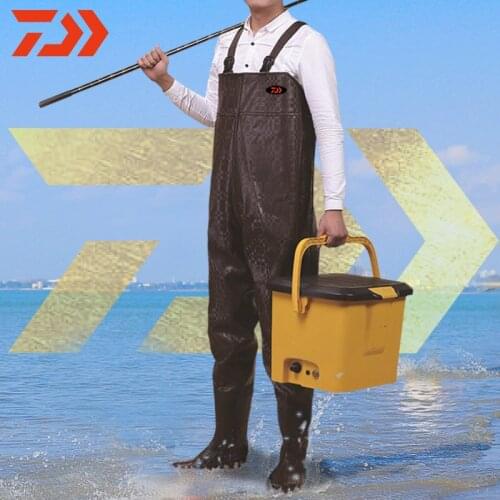 2019 Daiwa Water Shoes Fishing Clothes Fishing Waterproof Breathable Wear-resisting Fly Wader Hunting DAWA Fishing Wading Pants