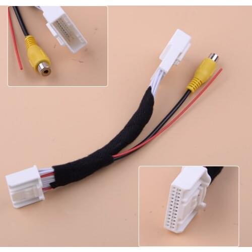 24 Pin Metal Adapter Rear View Camera Connection Cable 18.2cm fit for Renault Dacia Opel Vauxhall