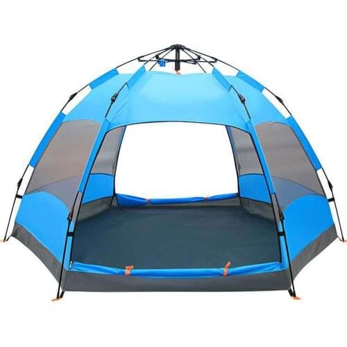 3-8 Person Family Group Camping Leisure Travel Ventilation Rainproof Automatic Convenient Tent Construction Moisture-Proof Pad