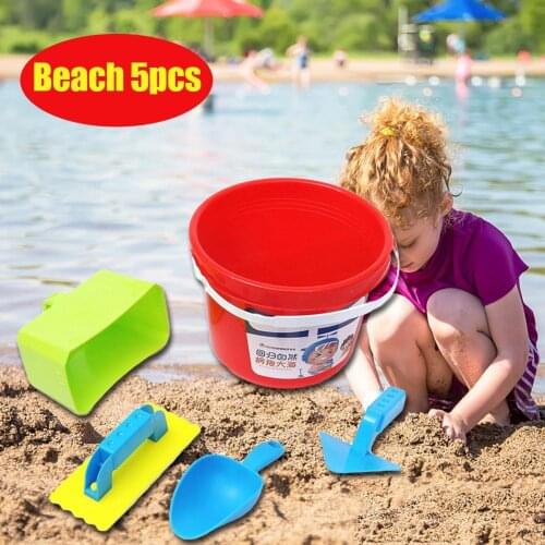 5Pcs/Set Children Snow Play Sand Bucket Shovel Mold Winter Outdoor Sports Toy