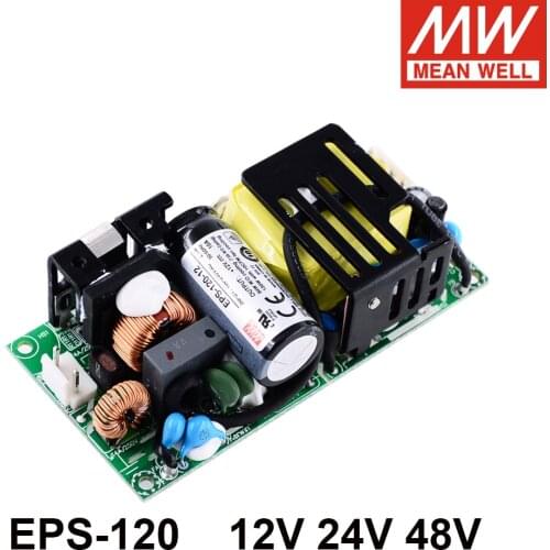 MEAN WELL EPS-120120W PCB power supply EPS-120-48 48V 2.5A EPS-120-24 24V 5A EPS-120-12 12V 10A Meanwell Open Frame power supply