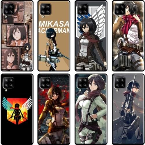Attack On Titan Mikasa Ackerman For Samsung Galaxy A12 A52 A72 A71 A51 A41 A31 A70 A50 A40 M31 A02 A20e A21S Phone Cover