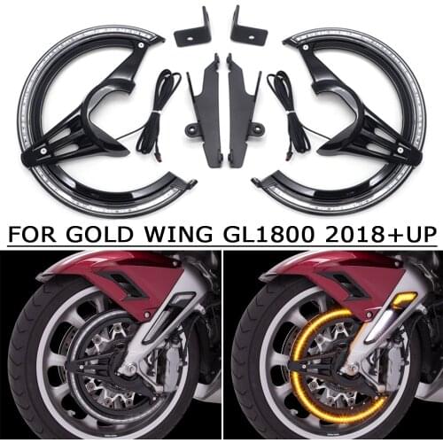 For Honda Goldwing 1800 F6B GL1800 2018 2019 2020 New Motorcycle Black Or Chrome-Plated LED Rotor Cover Motorcycle Accessories