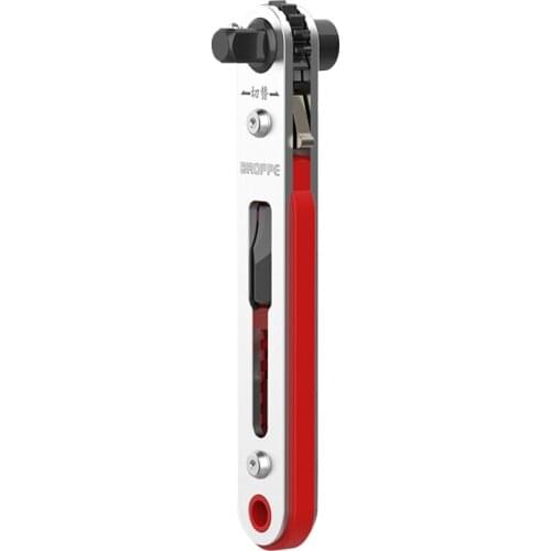 Mini Magnetic Screwdriver Ratchet Wrench Right Angle 1/4" Hex for Narrow Space