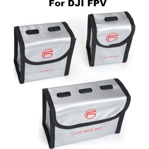 Markable Battery Bag for DJI FPV Accessories Explosion-Proof LiPo Safe Bag Storage Protective Fireproof Case Mavic Air 2 Parts