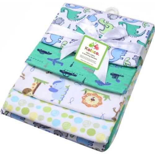 4 Pcs 21 Kinds Cotton Newborn Baby Girl Boy Mattress Animal Fitted Crib Sheets Toddler Bed Mattresses Cartoon Standard Mattress