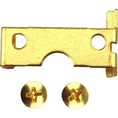 Metal Electric Push Scissors Cutter Head Blade Slide Holder Kit for WAHL 8504 81919 with Screws for Home Haircutting Gold