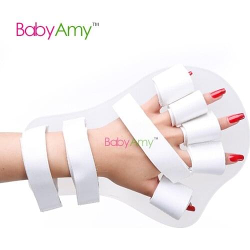 Hand Wrist Orthosis Separate Finger Flex Spasm Extension Board Splint Aluminum Support Apoplexy Hemiplegia Right Left Men Women