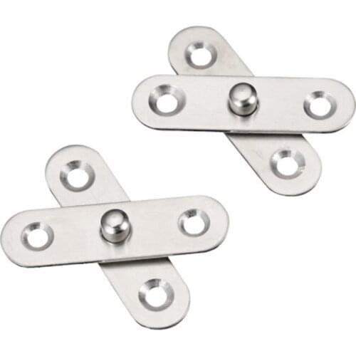 Rotating Hinge Stainless Steel 360 Degree Rotating Door Pivot Hinge Tone Rotary Hareware Supplies Furniture Hinge Hidden