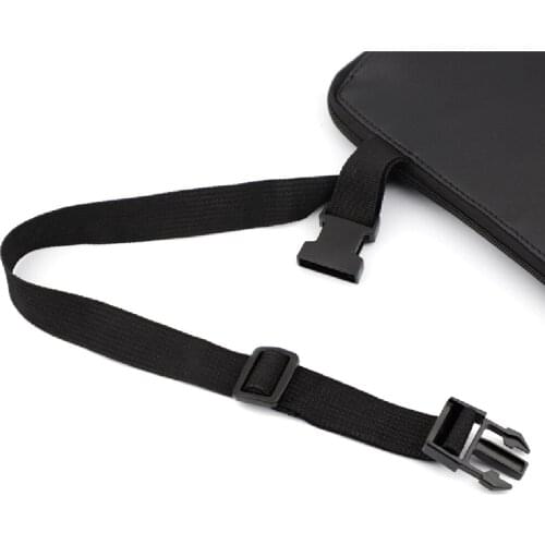 Durable Cosmetic Makeup Brush Apron Bag with Artist Belt Strap, PU Leather