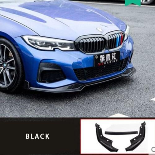 Applicable to BMW 3-Series g20192020, 3-piece MP style G20 car front bumper lip spoiler splitter diffuser removable body kit
