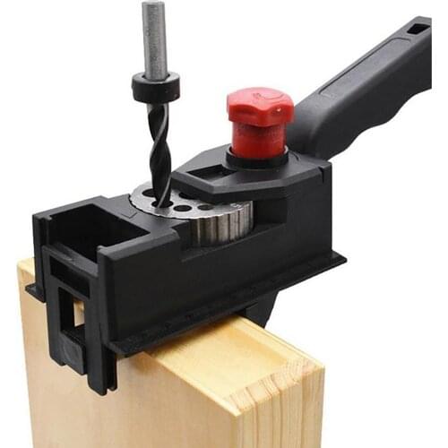 Drill Locator Tool Set Adjustable Woodwork Drill Hole Jig For Woodworking Positioning