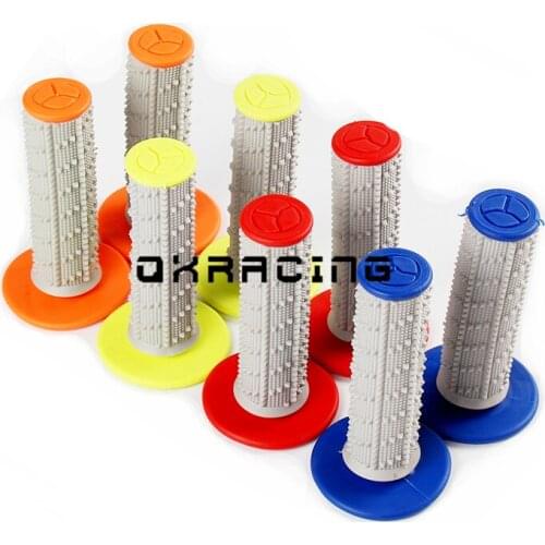 Motorcycle Motocross Grips Handle Bar Dirt Pit Bike Motocross 7/8" Handbar Rubber Dual Density MX Grips Racing