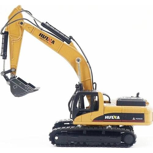 Static Model Of Huina 1710 1:50 Alloy Excavator