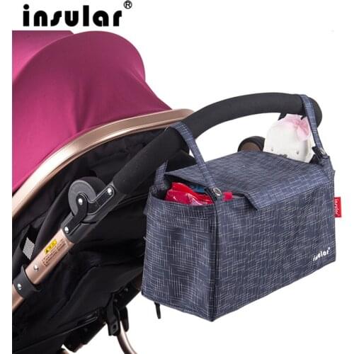 High Quality Stroller Bag Hanging Basket Stroller Organiser Baby Stroller Accessories Diaper Changing Bag