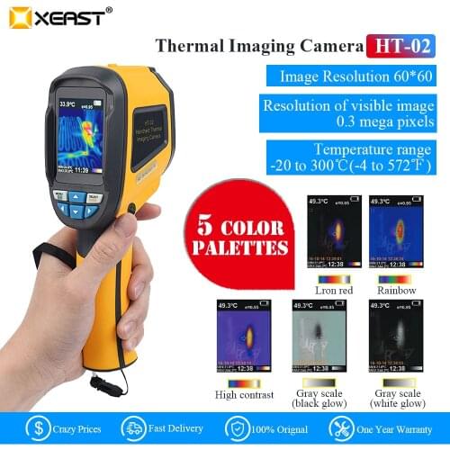 2019 best-selling product, HT-02D handheld thermal imager, HD resolution 32 * 32, sensitive and fast, quickly arrived in Russia