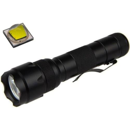 Ultra Bright WF-502B Cree XM-L2 U3 1A LED 1200LM Single Mode Camping Tactical Flashlight With Clip Support 18650 CR123A Torch