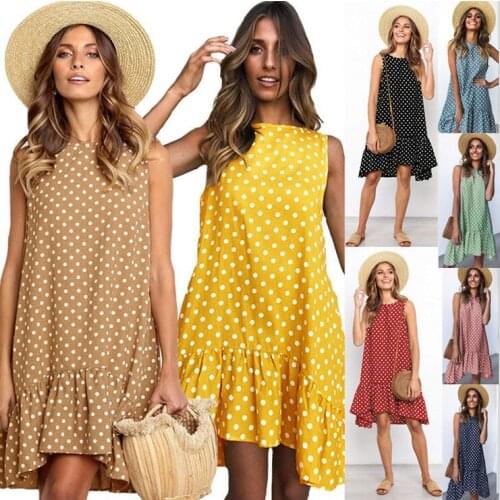 WICCON Summer Chiffon Dresses