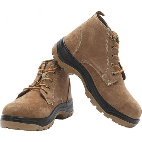 Safety Shoes Cap Steel Toe Safety Shoe Boots For Man Anti-smash Casual Work Shoes Men Size Footwear Wear-resistant DXZ086