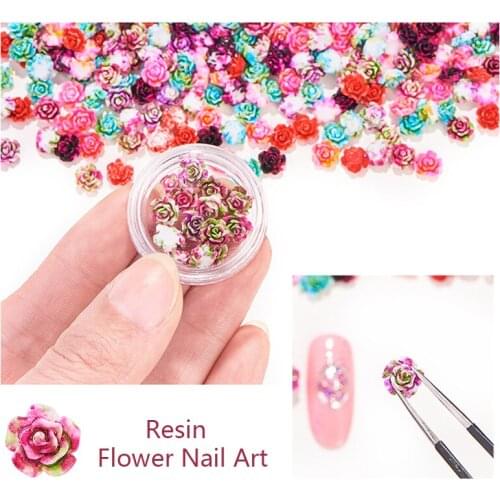 1 pcs Dried Flowers Nail Art Decorations Colorful Dry Flower 3D Natural Floral Petal DIY Sticker Stickers UV Gel Manicure Decals