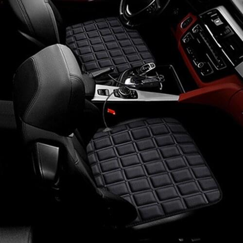 Winter USB Heating Car Seat Cover Cushion Universal Auto Comfortable Soft Seats Cushions Automobile Warm Accessories