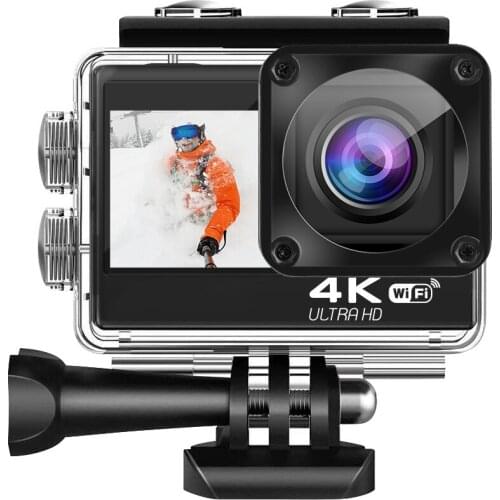 2020 Trend Self Timer Dual Touch Screen 4K 60fps Sport Action Camera EIS