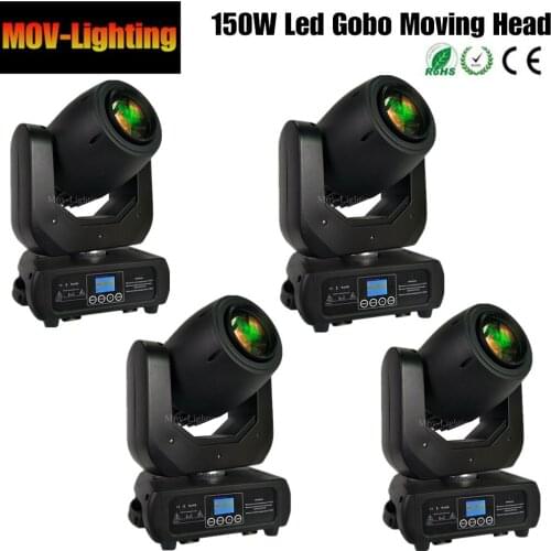 4pcs/lot Newest product moving head 150w led beam sharply zoom moving head light