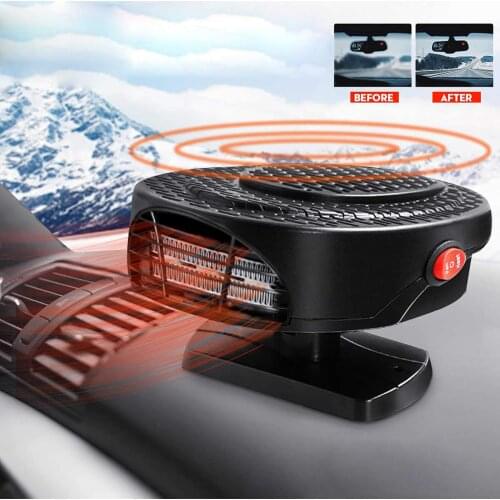 12V 150W Car Heater Defroster Portable Car Heater High Power Fast Heating Fan for Defrosting Automobile Windscreen Keeping Warm