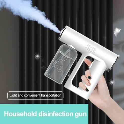 2021 New 250ML Wireless Nano Blue Light Steam Spray Disinfection Sprayer Gun USB Charging Sprayers Humidifier