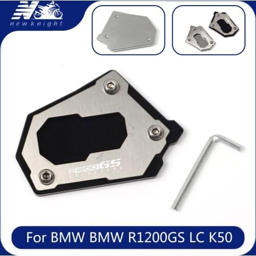 For BMW R1200GS Adventure LC K50 K51 2013 2014 2015 Motorcycle Accessories Kickstand Foot Side Stand Extension Pad Support Plate
