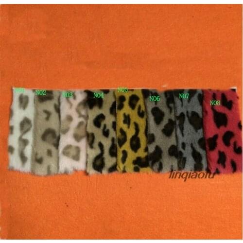 Imitation rabbit hair print leopard plush fabric Super soft rabbit fur jacquard ring artificial faux fabric,160cm*90cm(one yard)