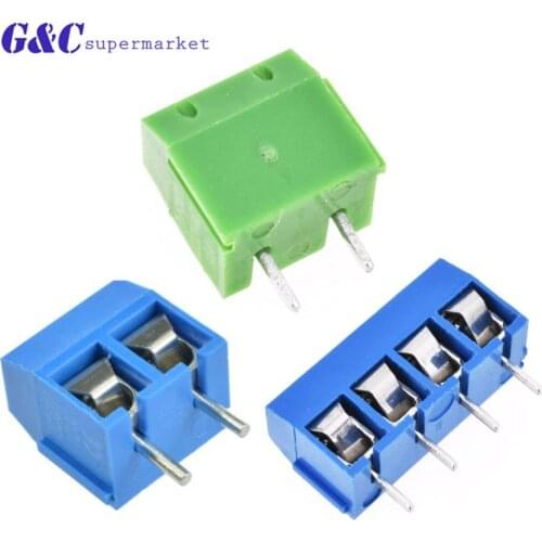 KF301- 2P KF301- 4P screw 5.08mm terminal block 2 Pin 4 Pin pcb terminal block Connector diy electronics