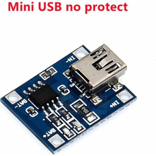 HOT! Type-c/Micro/Mini USB 5V 1A 18650 TP4056 Lithium Battery Charger Module Charging Board With Protection Charging Board