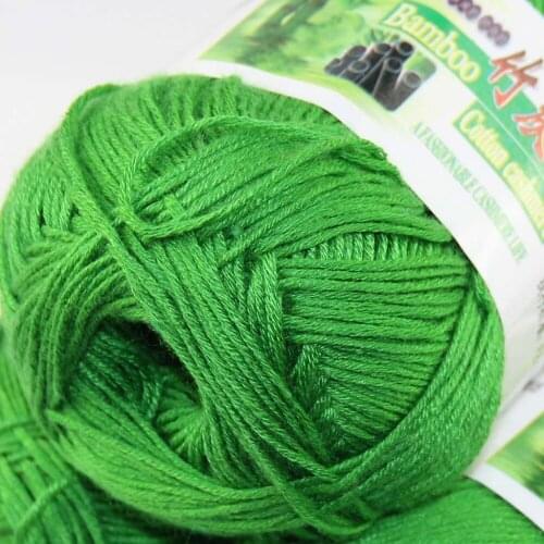 Lot of 1 BallsX50g Color optional Super Soft Natural Bamboo Cotton Knitting Yarn 322-905