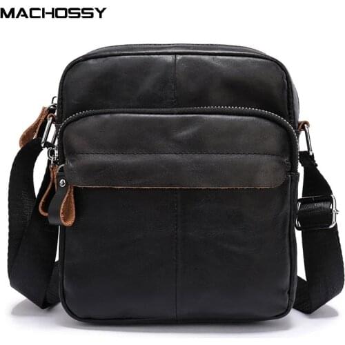 New Men Shoulder Bag Leather Crossbody Bag Quality Male Bag Genuine Leather Handbag Crossbody Bag Men Messenger Bags Tote Bag