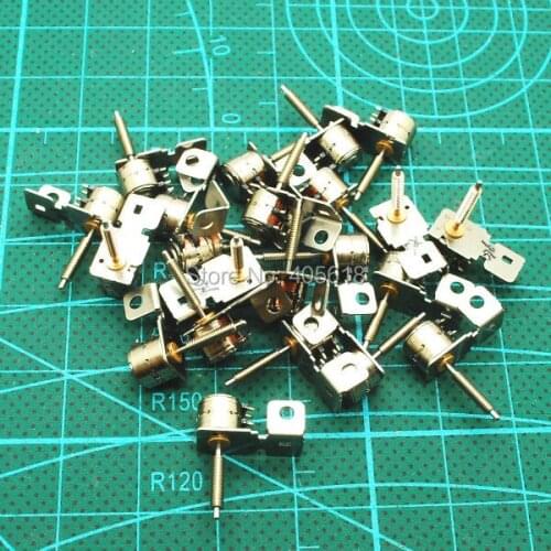 Low price New 20PCS Nidec 3-5V dc 2 Phase 4 Wire micro motor Dia 6mm Mimi stepper motor micro stepper motor free shipping