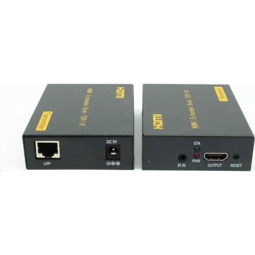 New HDMI Extender up to 120M IR Transmission TX/RX HDMI Extender Single CAT5e/6 Ethernet Cable 120M 1080P HDMI Extender