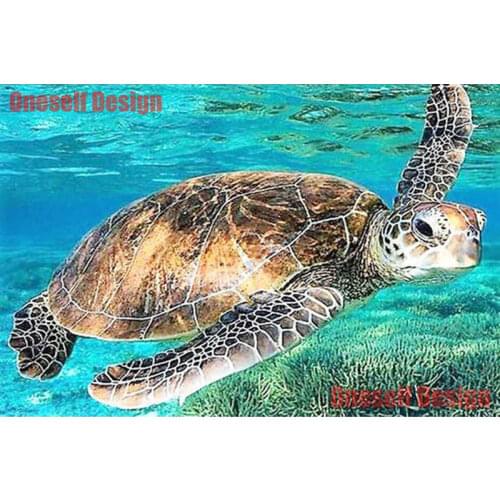 Popular diy diamond embroidery full set diy diamond mosaic sale tortoise diamant painting animal christmas decorations for home