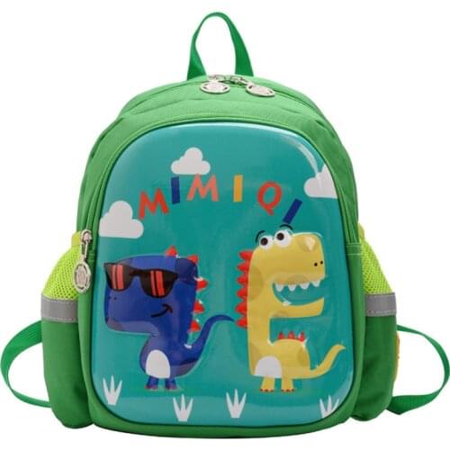 Disney New Cute Cartoon Kids Plush Backpacks Fashion Girls Boys Oxford School Students Lovely Kindergarten Dinosaur Backpack Bag