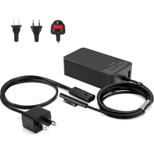 Compatible with Surface Book Laptop/Tablets, 44W/36W Power Supply Charger Set EU/US/UK Plug