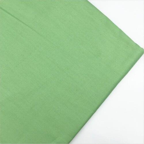 Syunss,Green Solid Printed 100%Cotton Fabric DIY Tissu Patchwork Telas Sewing Baby Toy Bedding Quilting Cloth Craft Tecido
