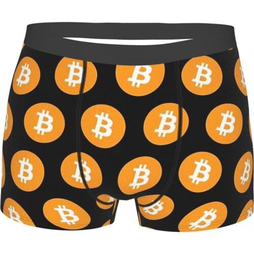 Bitcoin BTC Mining Bit Coin Much Bitcoin Leggings Underpants Homme Panties Mens Underwear Sexy Shorts Boxer Briefs