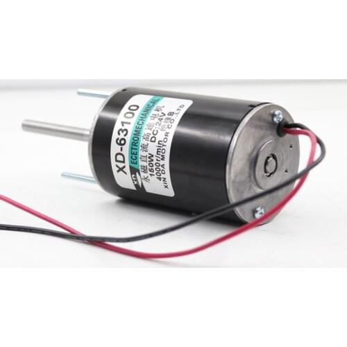 DC 12V 2000rpm or 24V 4000 rpm high speed DC 150W CW and CCW motor